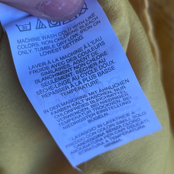 J. Crew Textured Mustard Yellow Sleeveless Fit-and-Flare Dress - Picture 7 of 9